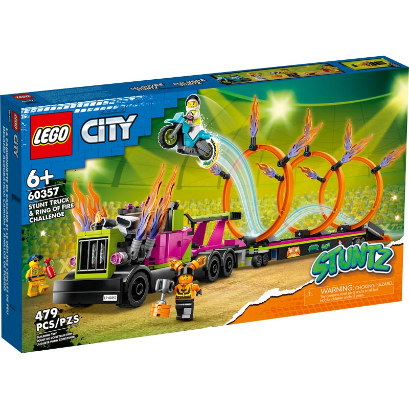 *LEGO City Stuntz Stunt Truck & Ring of Fire Challenge