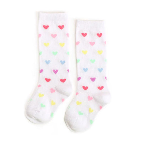 Little Stocking Co. Sweetheart Knee High Socks (Size 0-6m)