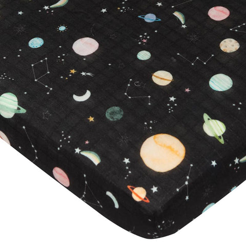 Loulou Lollipop Muslin Fitted Crib Sheet