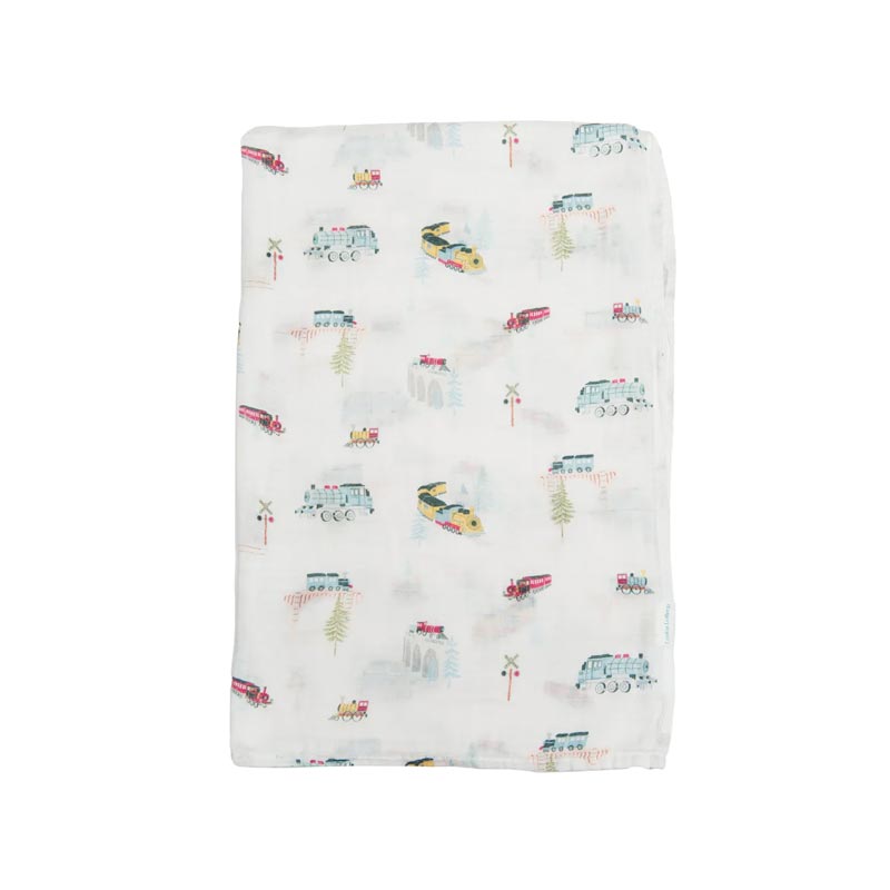 Loulou Lollipop Luxe Muslin Swaddle - All Aboard