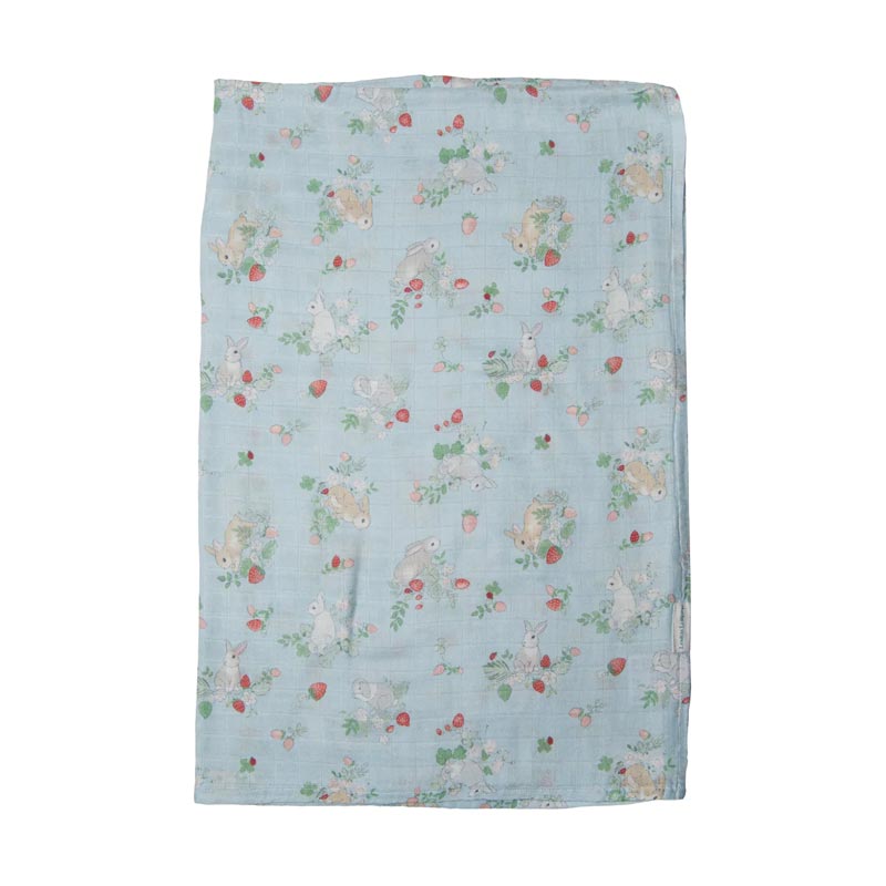 Loulou Lollipop Luxe Muslin Swaddle - Some Bunny Loves You