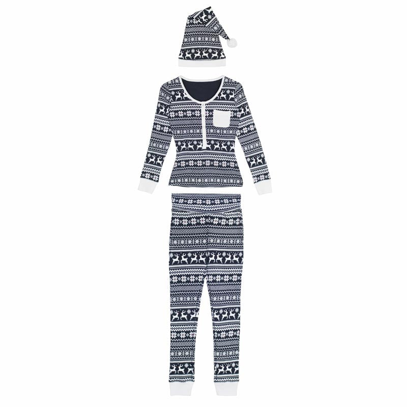 *L'ovedbaby Organic Women's Lounge Set + Cap - Rudolph (Size XL) *CLEARANCE* - Missing Pants