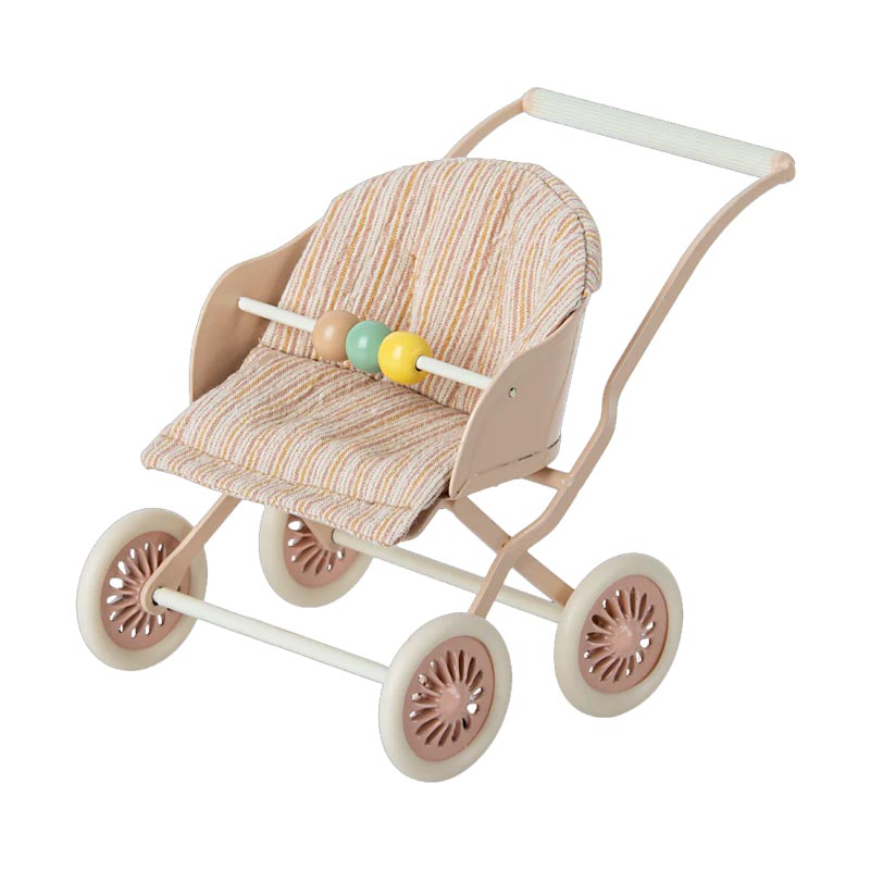 *Maileg Stroller for Baby Mice - Rose