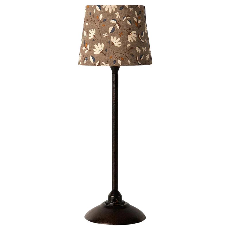 *Maileg Miniature Floor Lamp - Anthracite