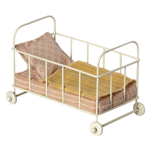 *Maileg Micro Cot Bed - Rose