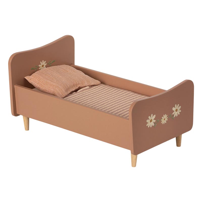 *Maileg Mini Wooden Bed - Rose