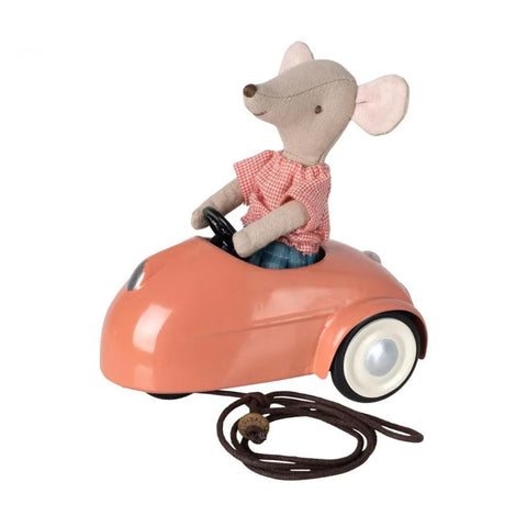 *Maileg Mouse Car - Coral