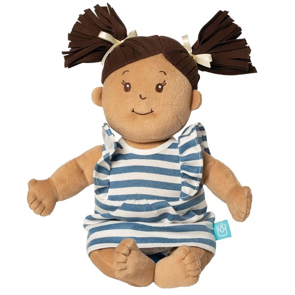 *Manhattan Toy Company Baby Stella Beige Doll with Brown Hair