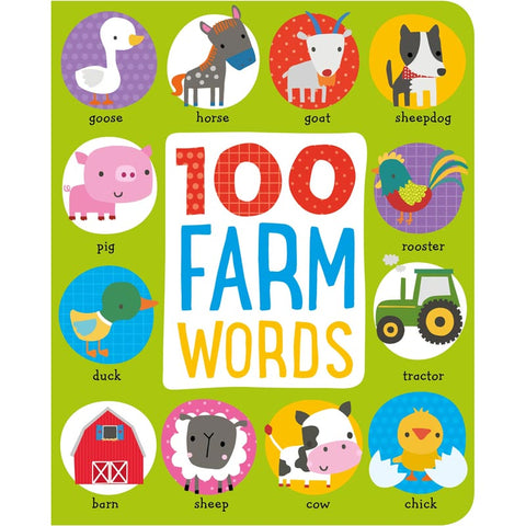 100 Farm Words Board Book