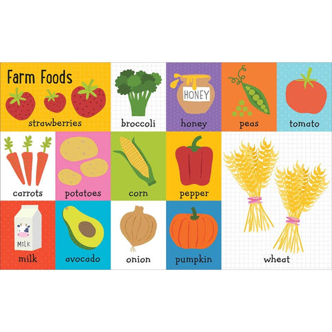 100 Farm Words Board Book