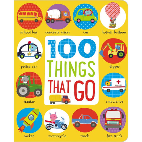 100 Things That Go Board Book