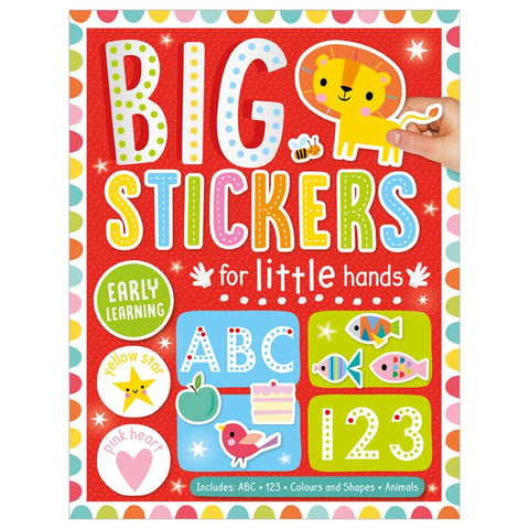 Big Stickers for Little Hands Activity Book - Red