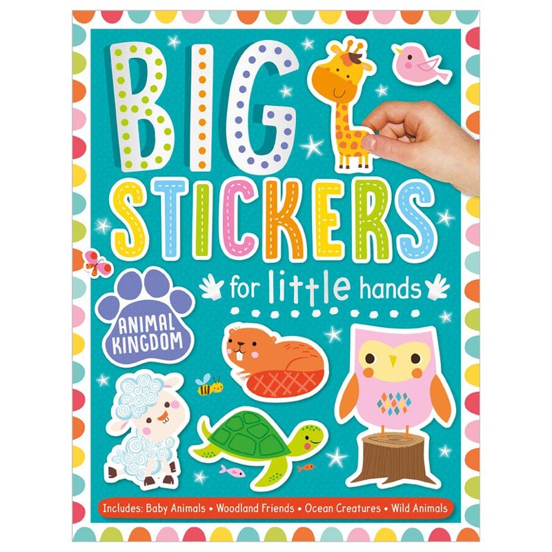 Big Stickers For Little Hands Activity Book - Teal