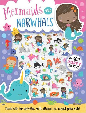 Mermaids and Narwhals Puffy Sticker Activity Book