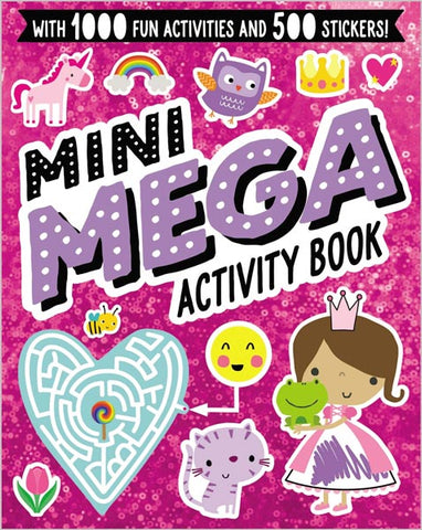 Mini Mega Activity Book - Pink