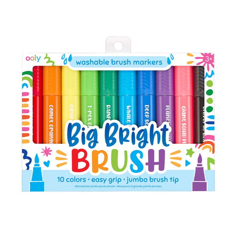 *Ooly Big Bright Brush Markers