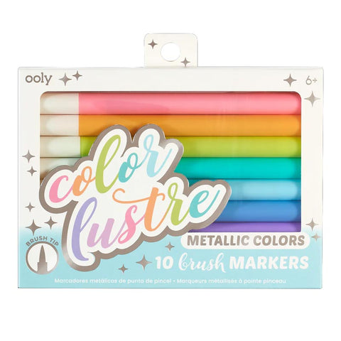 *Ooly Color Lustre Metallic Brush Markers