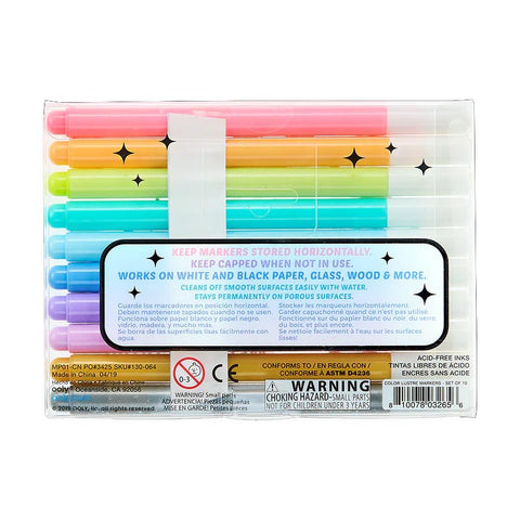 *Ooly Color Lustre Metallic Brush Markers