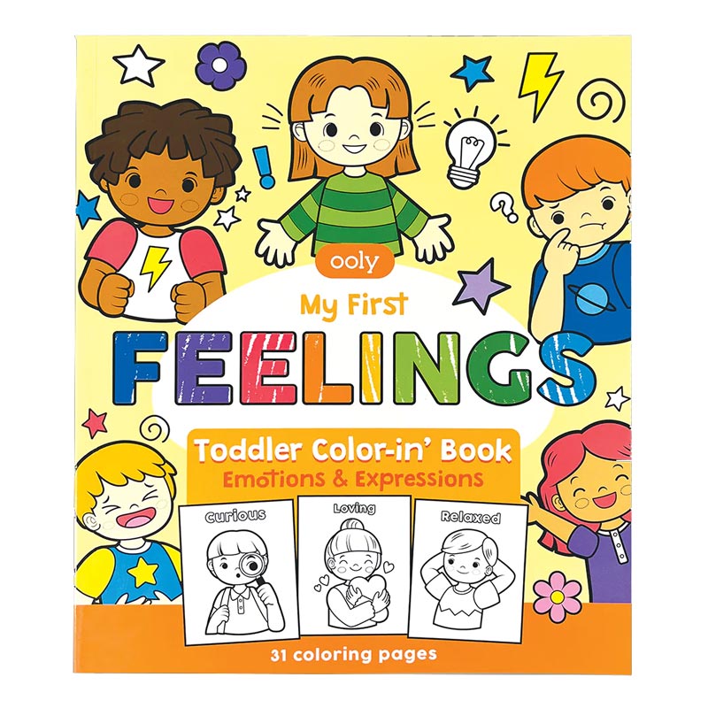 *Ooly Toddler Colour-In Book - My First Feelings