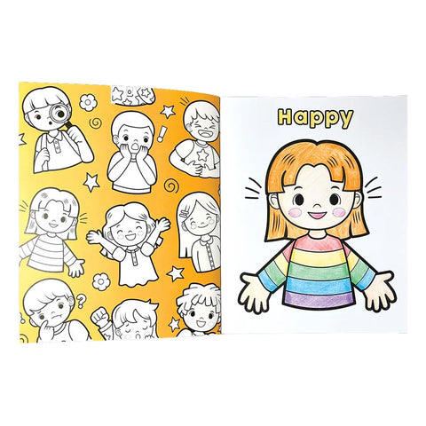 *Ooly Toddler Colour-In Book - My First Feelings