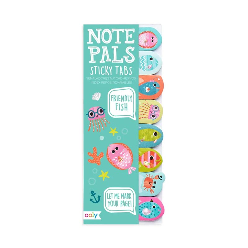 *Ooly Note Pals Sticky Tabs - Friendly Fish