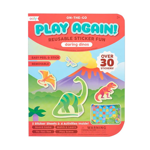 *Ooly Play Again! Mini On-the-Go Activity Kit - Daring Dinos