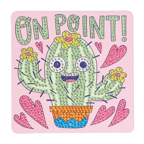 *Ooly Razzle Dazzle DIY Mini Gem Art Kit - Cheery Cactus