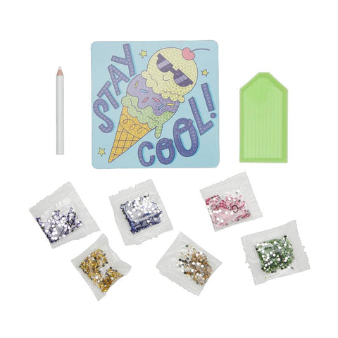 *Ooly Razzle Dazzle DIY Mini Gem Art Kit - Cool Cream