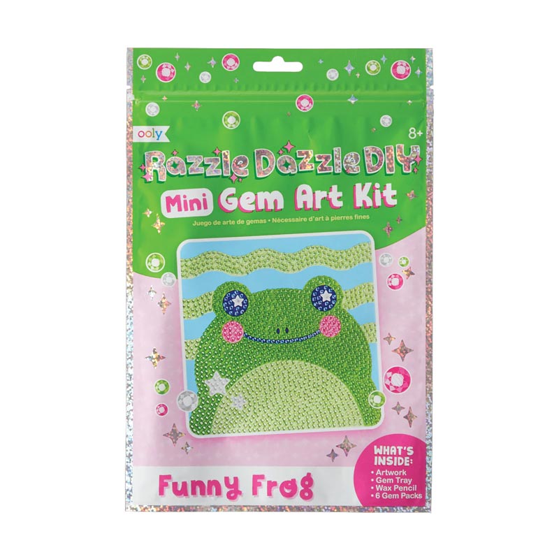 *Ooly Razzle Dazzle DIY Mini Gem Art Kit - Funny Frog