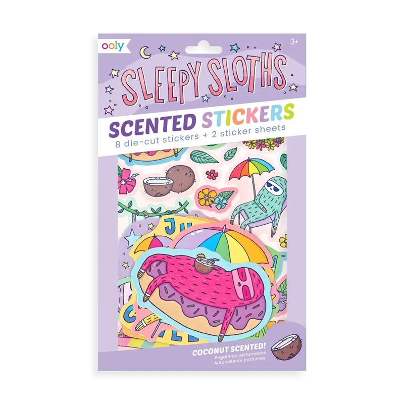 *Ooly Scented Stickers - Sleepy Sloths