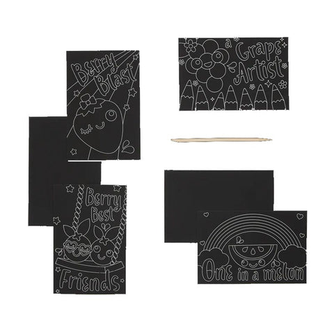 *Ooly Mini Scratch & Scribble Art Kit - Lil' Juicy