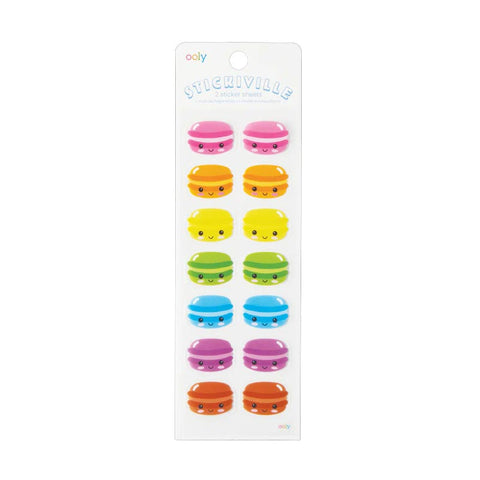 *Ooly Stickiville Stickers - Happy Macarons