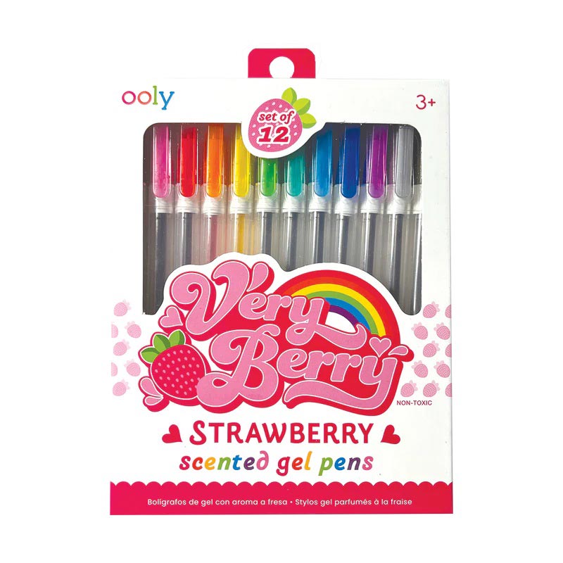 *Ooly Very Berry Scented Gel Pens - Set of 12