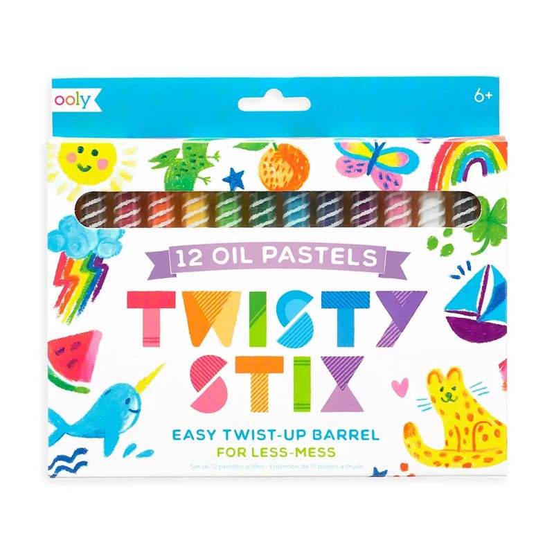 *Ooly Twisty Stix Oil Pastels - Set of 12