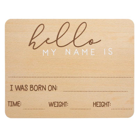 *Pearhead Baby Welcome Sign