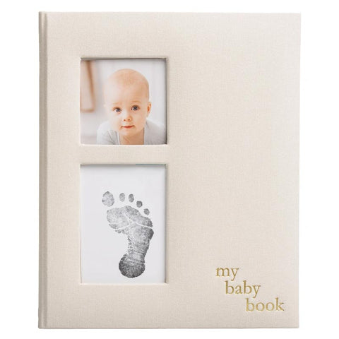 *Pearhead Babybook - Linen Ivory