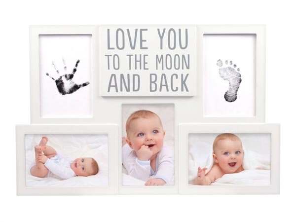 *Pearhead Babyprints Collage Photo Frame - Love You to the Moon and Back