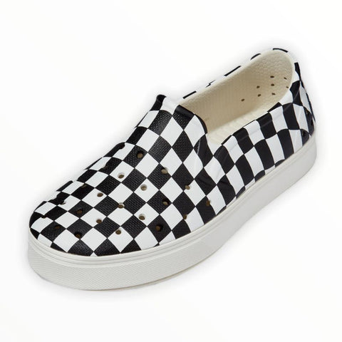 People Footwear Slater Kids - Checker & Picket White (Size 11) *CLEARANCE*