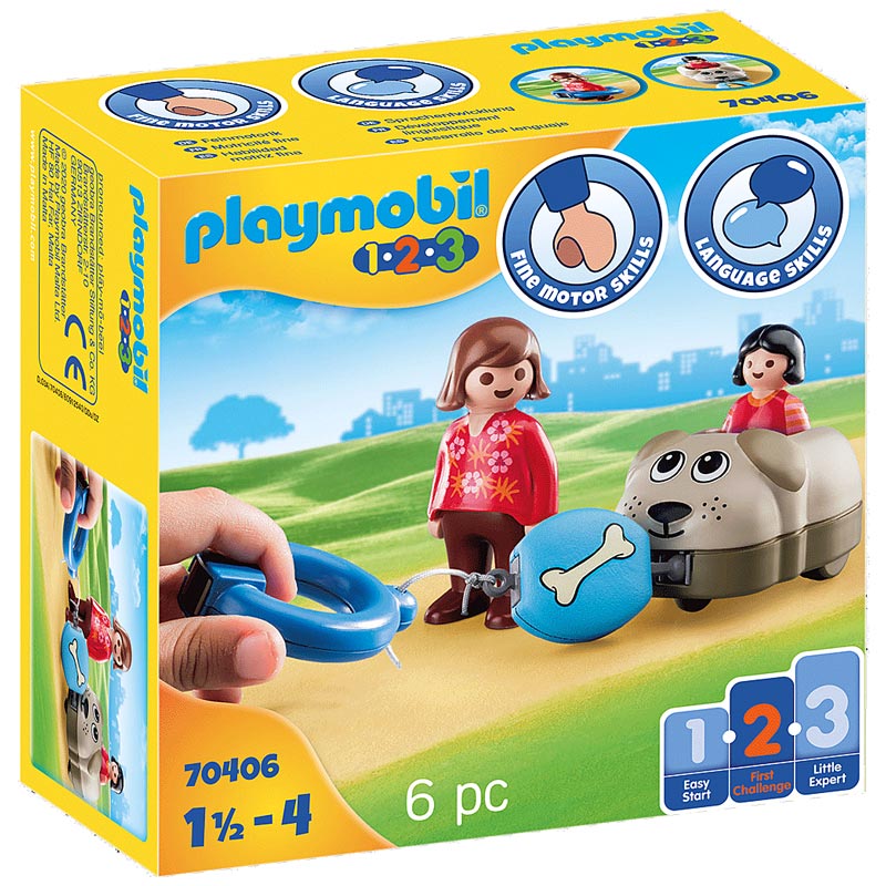 *Playmobil Dog Train Car