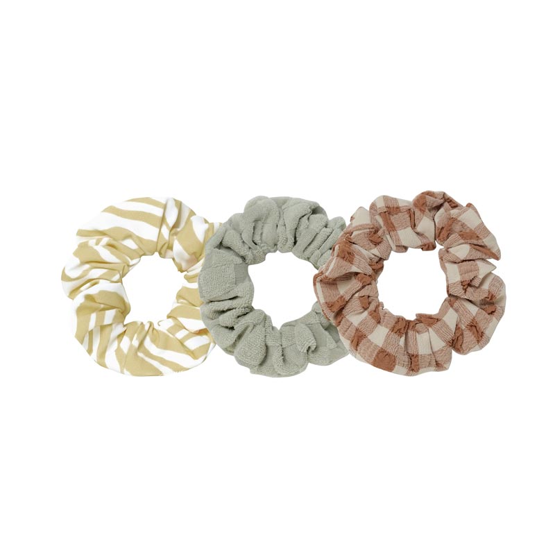 *Rylee + Cru Scrunchie Set - 3-Pack - Zebra