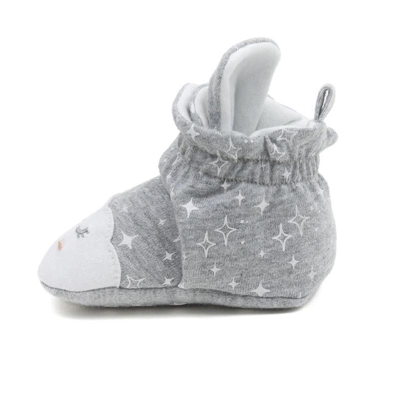 Robeez Snap Booties - Grey Cloud