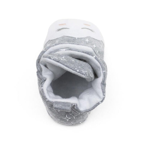 Robeez Snap Booties - Grey Cloud