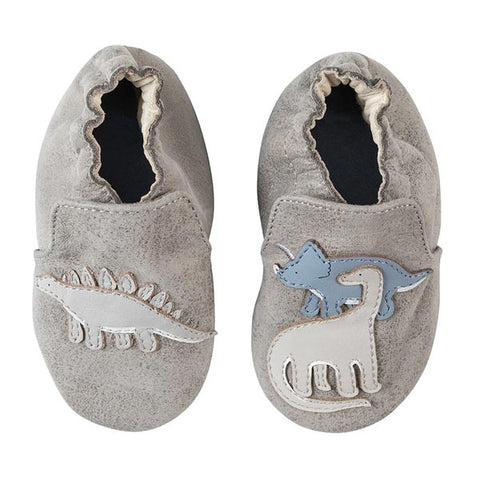 Robeez Grey Ramsey Soft Soles