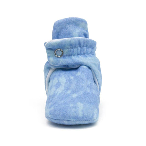 Robeez Snap Booties - Light Blue Tie Dye