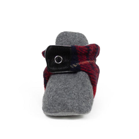 Robeez Snap Booties - Jack Flannel *CLEARANCE*