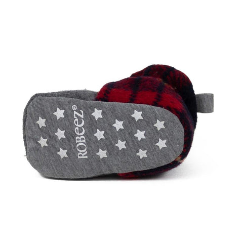 Robeez Snap Booties - Jack Flannel *CLEARANCE*