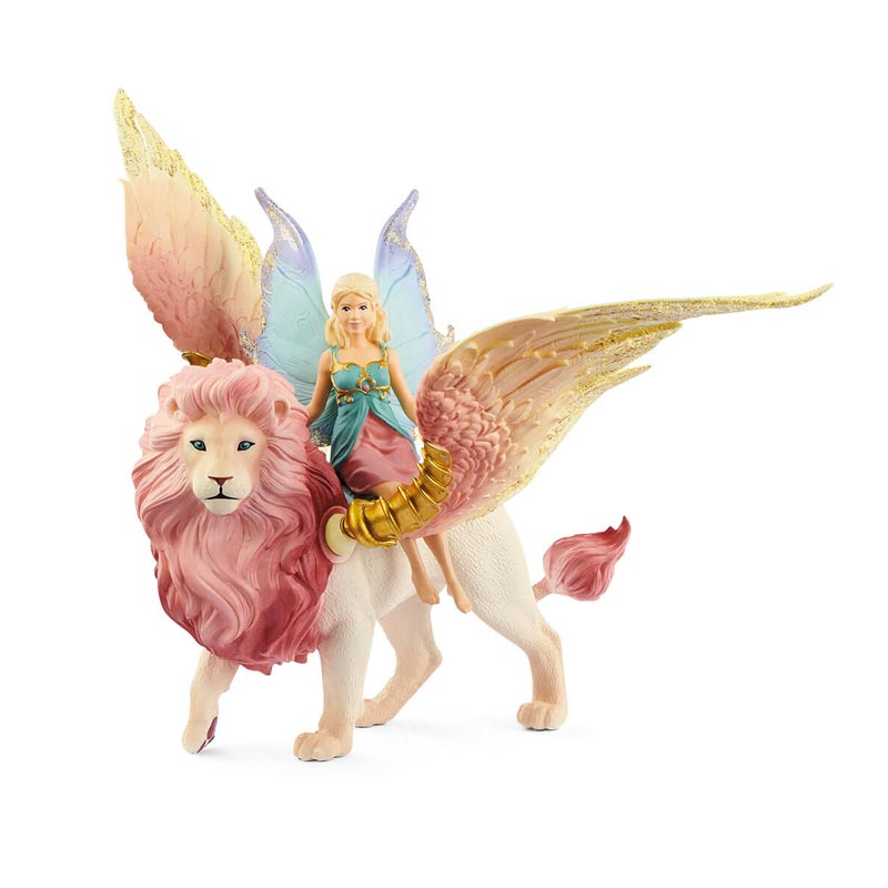 *Schleich Bayala Fairy in Flight on Winged Lion