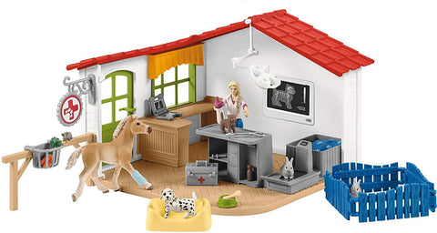 *Schleich Farm World Veterinarian Practice with Pets