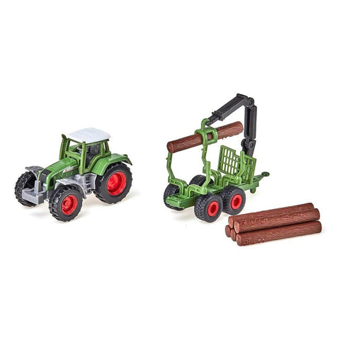 *Siku Tractor with Forestry Trailer