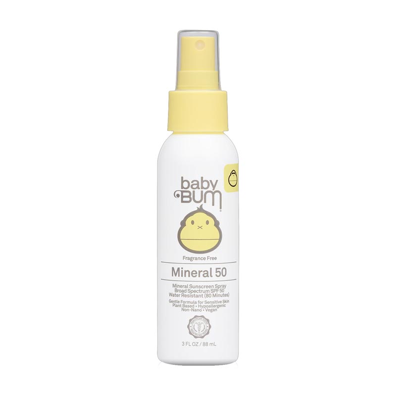 *Baby Bum Mineral SPF 50 Sunscreen Spray - Fragrance Free